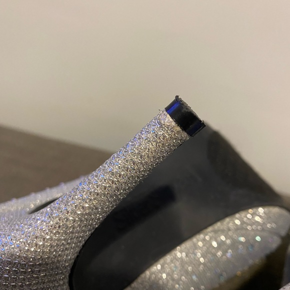 Silver Slipper Sparkly Pumps - Picture 6 of 10